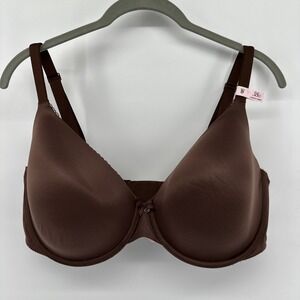 VICTORIA'S SECRET 38G Body By Victoria Perfect Coverage Lightly Lined Bra Brown